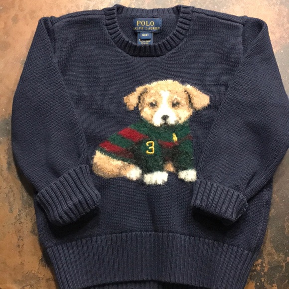 polo dog sweater